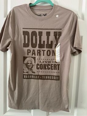 Dolly Parton Live in Concert Graphic Tee - Taupe